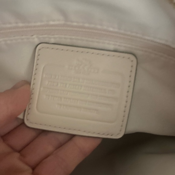 Coach Purse F36378 Signature File Crossbody Bag - Light Khaki/ Chalk